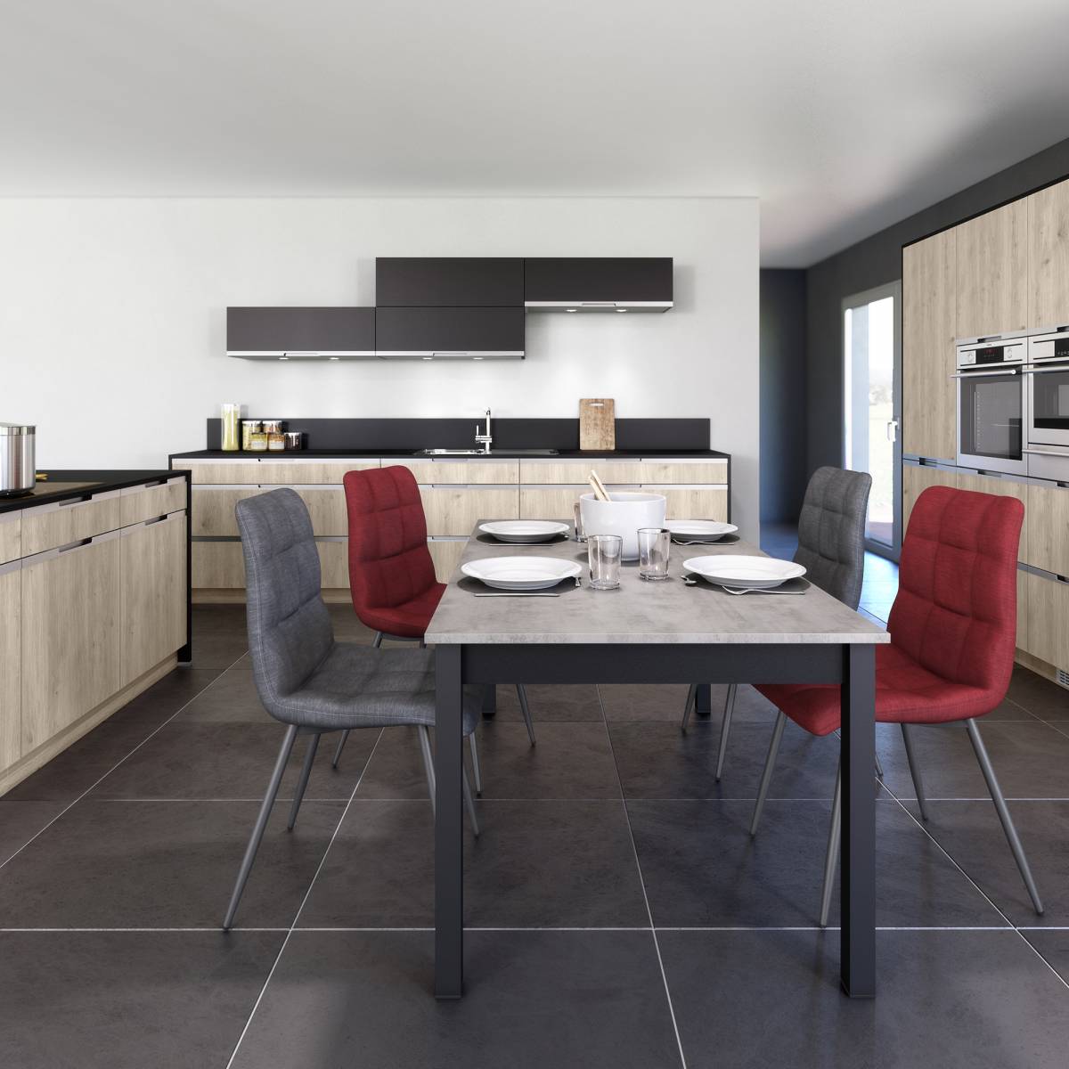 Chaises SICILIA Tissu