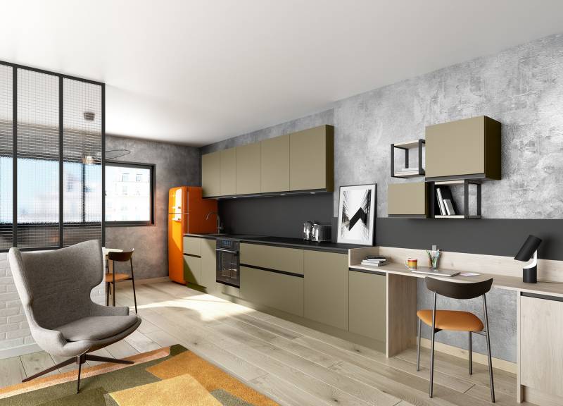 Pose de cuisine équipé moderne à St Maximin la Ste Baume proche de Trets dans les Bouches-du-Rhône  (13)