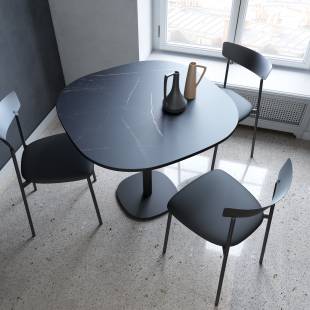 Ambiance table CARON et chaises MILENA